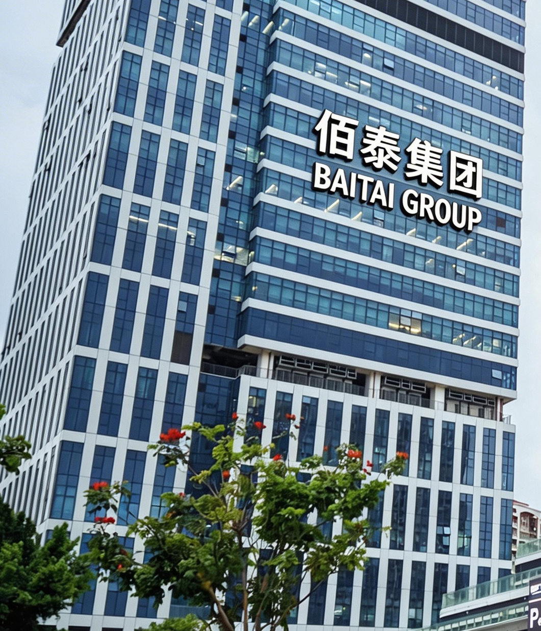 jimeng-2026-03-19-6142-将图片中山旭集团（SHANXU GROUP）的文字替换为佰泰集团（BAITAI ...